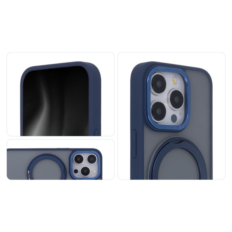 Калъф Secure Spinning Mag за iPhone 13 6.1" синьо