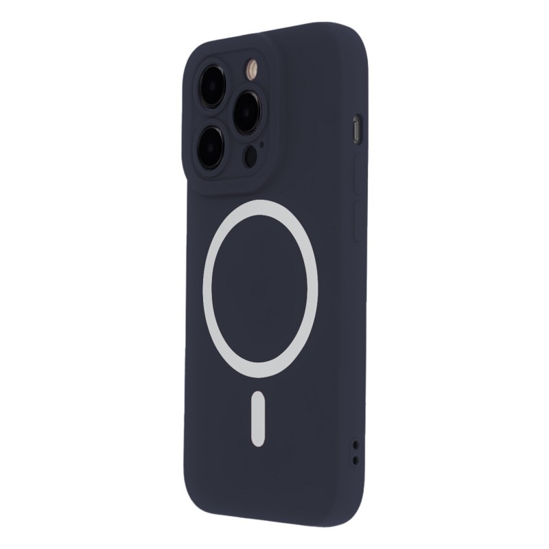 Калъф Silicon Soft Mag за iPhone 13 6.1" тъмно син