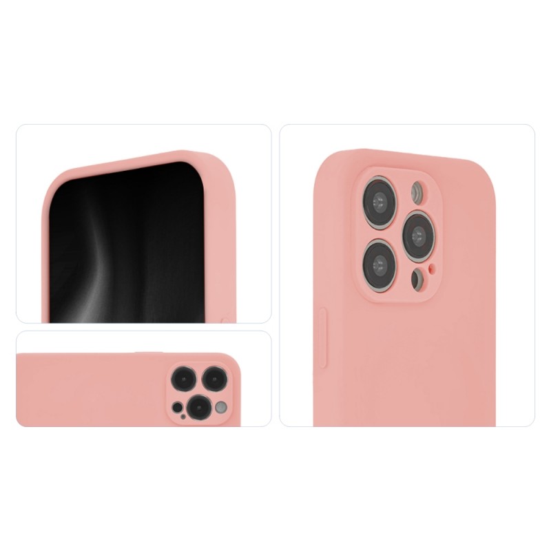 Soft Touch Mag overlay за iPhone 15 Plus 6.7" пастелно розов