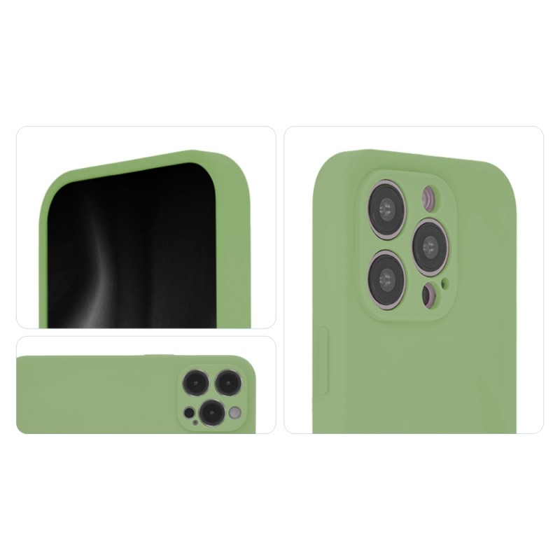 Soft Touch Mag overlay за iPhone 14 Pro 6.1" шам-фъстък