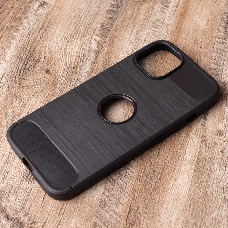 Обикновен черен капак за iPhone 16 Plus 6.7"