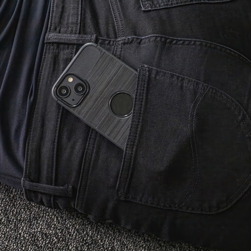 Обикновен черен капак за iPhone 16 Plus 6.7"