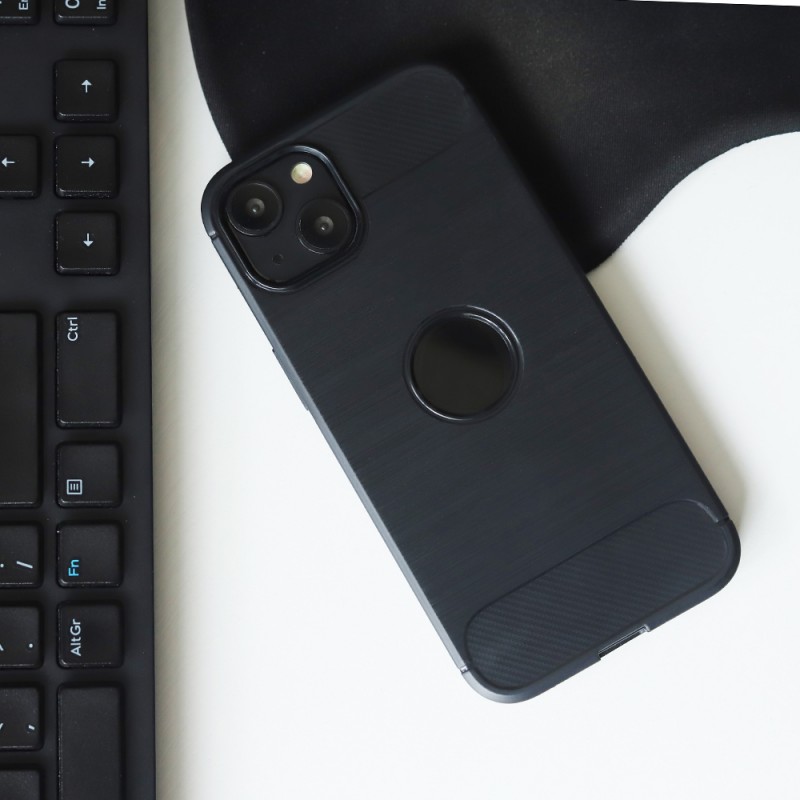 Обикновен черен капак за iPhone 16 Plus 6.7"