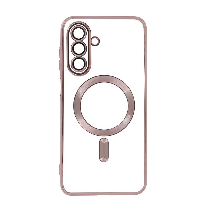 Цветен Chrome Mag overlay за Samsung Galaxy A26 5G, розов и златен