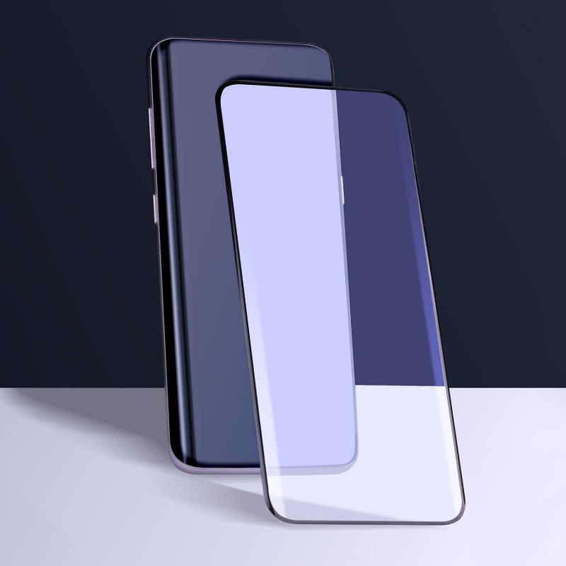 Закалено стъкло 5D за Motorola Edge 30 Ultra черна рамка