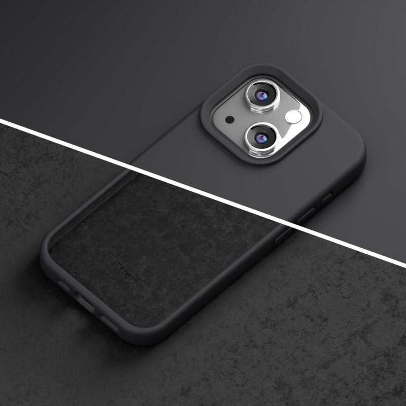 Силиконов калъф Etteri за iPhone 11, черен