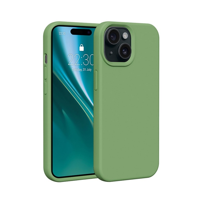 Etteri Silicone Case за iPhone 11 светлозелен
