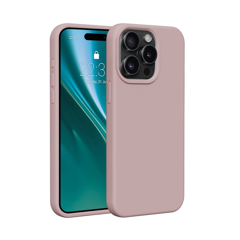 Силиконов кейс Etteri за iPhone 12 / 12 Pro 6.1" светло розов