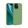Силиконов калъф Etteri за iPhone 15 6.1" светлозелен