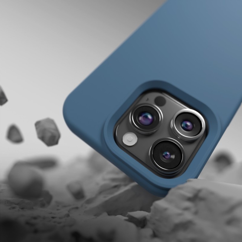 Калъф Etteri Silicone Mag за iPhone 12 / 12 Pro 6.1" тъмно син
