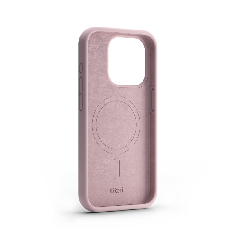 Калъф Etteri Silicone Mag за iPhone 12 / 12 Pro 6.1" светло розов