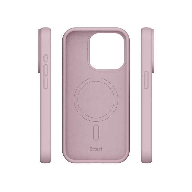Калъф Etteri Silicone Mag за iPhone 12 / 12 Pro 6.1" светло розов