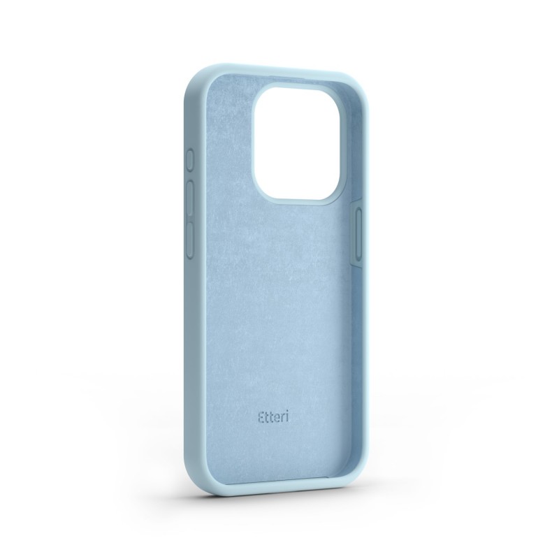 Калъф Etteri Silicone Mag за iPhone 15 Pro 6.1" светло син