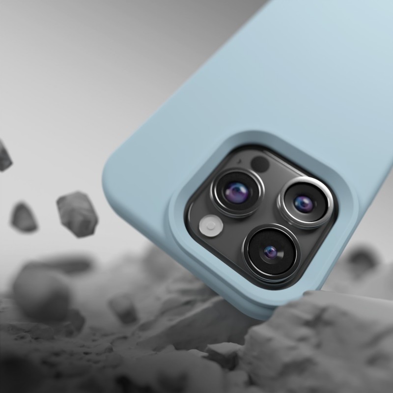 Калъф Etteri Silicone Mag за iPhone 15 Pro 6.1" светло син