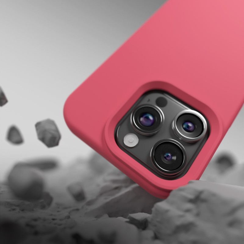 Калъф Etteri Silicone Mag за iPhone 15 Pro Max 6.7" малинов