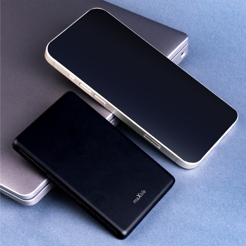 Maxlife безжична захранваща банка MXPB-05 20W PD 5000 mAh магнитна черна