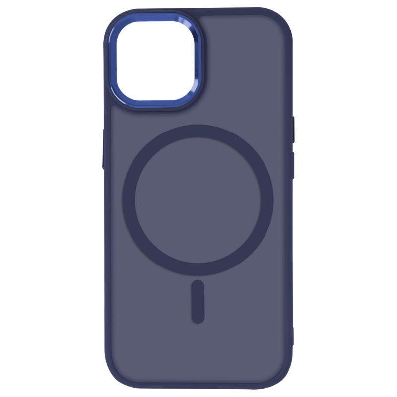 Калъф Frozen Mag за iPhone 15 6.1" тъмно син