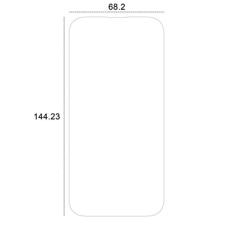 Etteri хибридно стъкло за iPhone 15 6,1