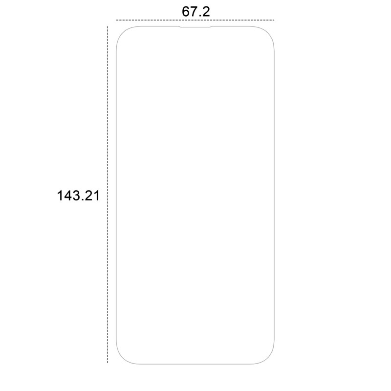 Хибридно стъкло Etteri за iPhone 15 Pro 6.1"