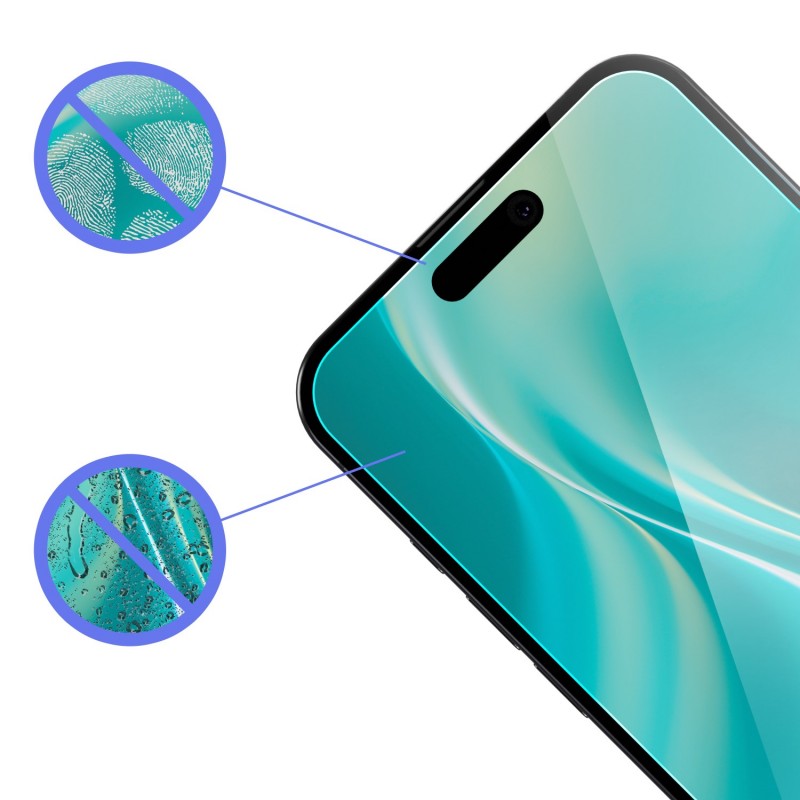 Хибридно стъкло Etteri за iPhone 15 Pro Max 6.7"