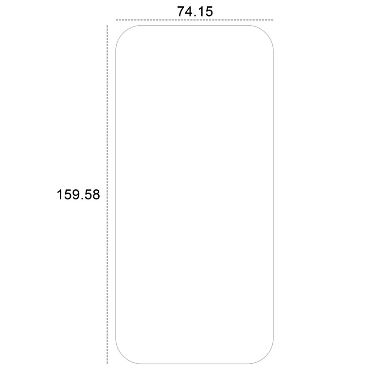 Хибридно стъкло Etteri за iPhone 16 Pro Max 6.9"