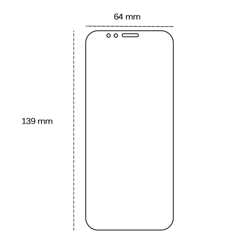 Закалено стъкло 2,5D за Huawei P10 Lite