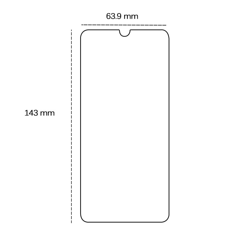 2.5D закалено стъкло за Huawei P30