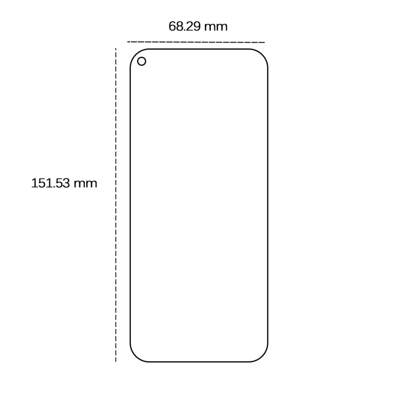 Закалено стъкло 2,5D за Huawei P40 Lite / P40 Lite E / Y7P / Honor 9C / Realme 8 4G / 8 Pro