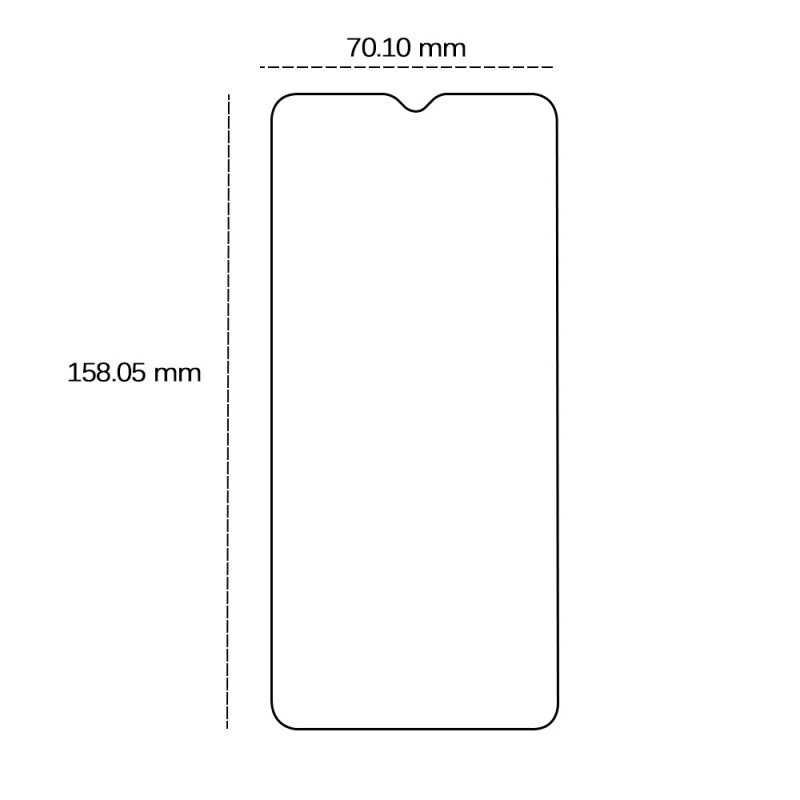 2.5D закалено стъкло за Motorola Moto G10 / G10 Power / G30 / G50 5G