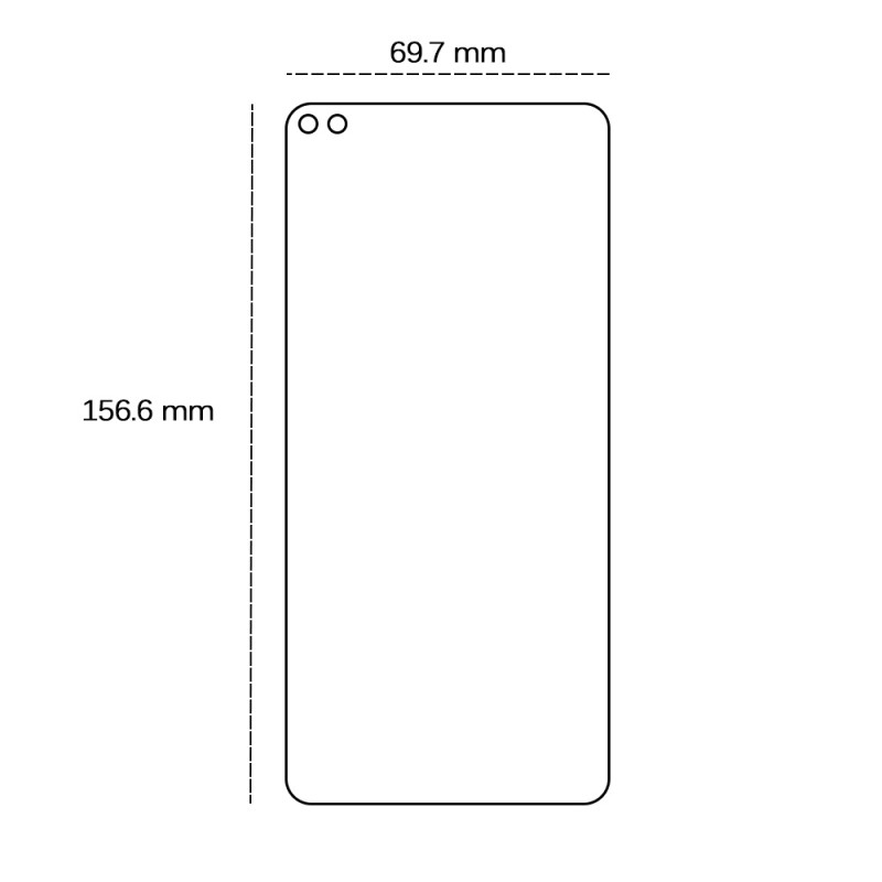 2.5D закалено стъкло за Motorola Moto G100 / G200 / G60S / G51 5G / G9 Power / T-Phone Pro 6/128GB