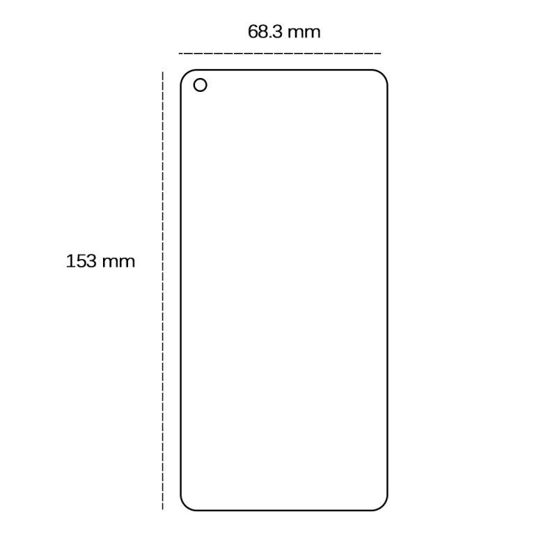 2.5D закалено стъкло за Oppo Reno 7 5G