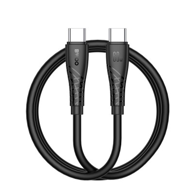 BWOO кабел USB-C - USB-C 60W BO-X318 1m черен