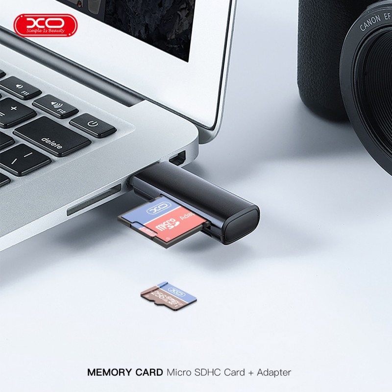 XO карта памет 128GB microSDXC кл. 10 + адаптер