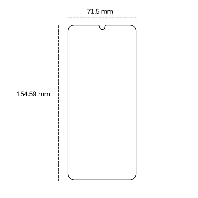 Закалено стъкло 2,5D за Samsung Galaxy A24 5G / M34 5G