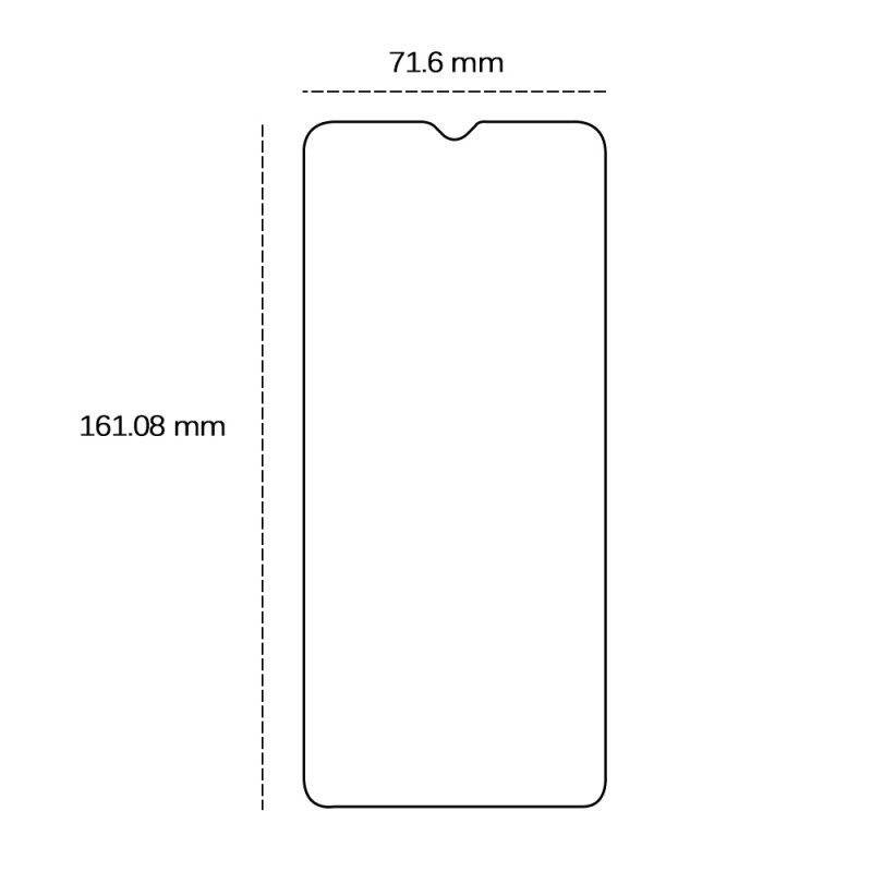 2.5D закалено стъкло за Samsung Galaxy XCover 7