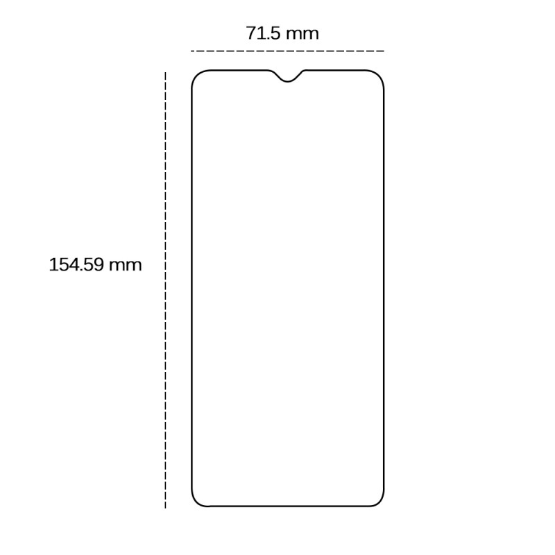 Закалено стъкло 2,5D за Samsung Galaxy M15 5G