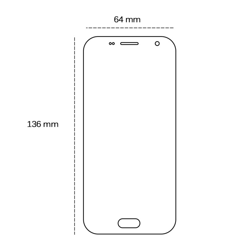 Закалено стъкло 2,5D за Samsung Galaxy S7 (G930)