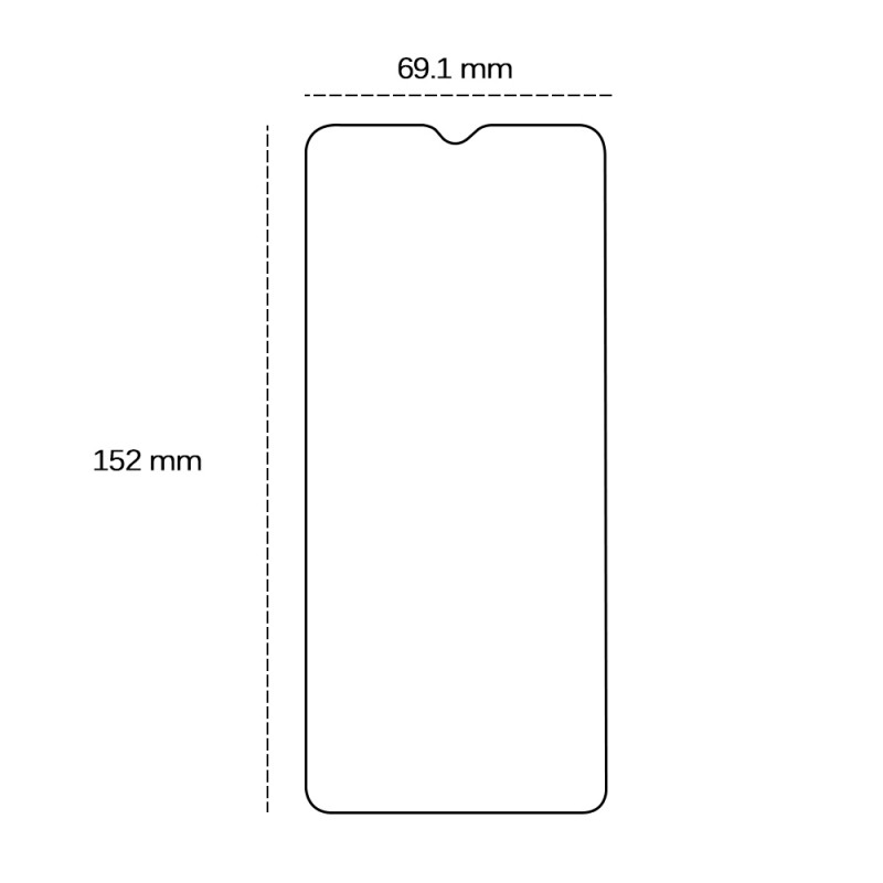 Закалено стъкло 2,5D за Xiaomi Redmi Note 7