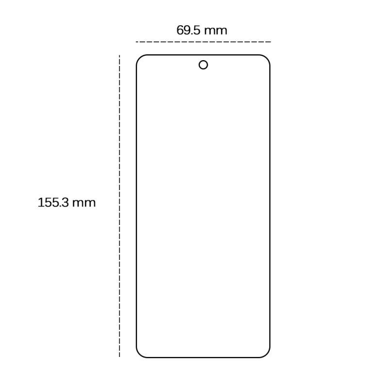 2.5D закалено стъкло за Xiaomi Redmi Note 10 5G / Poco M3 Pro / M3 Pro 5G