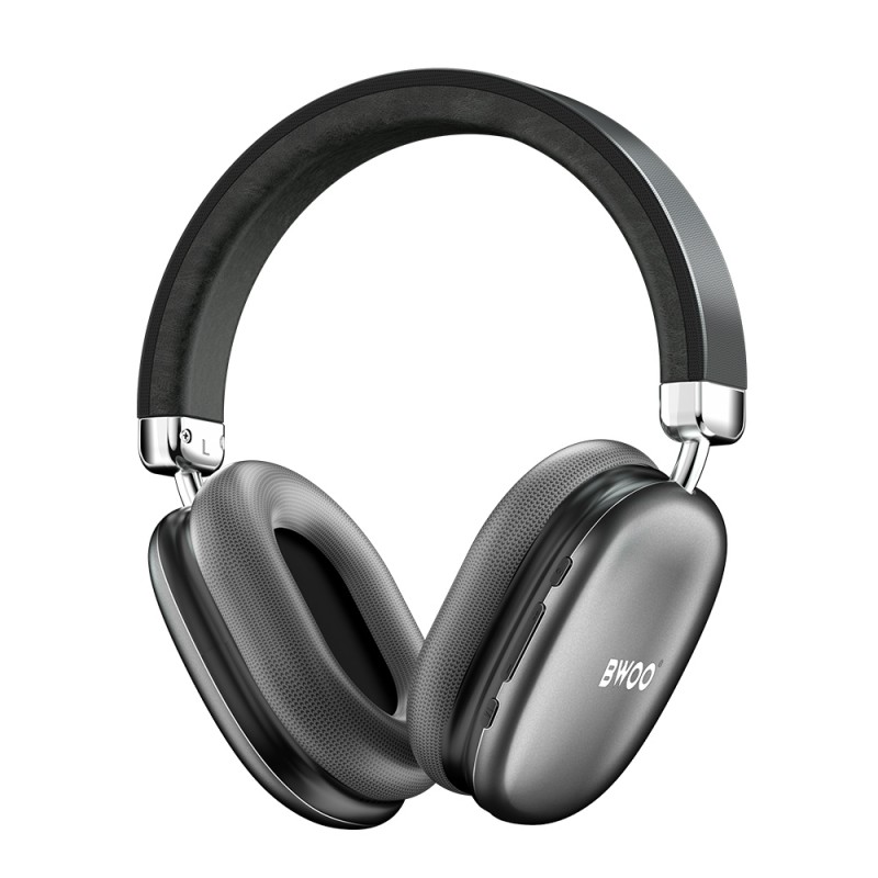 BWOO безжични слушалки BT 5.3 BW-585 сиви