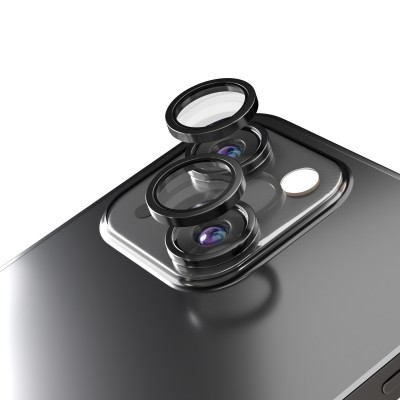 Стъкло за камера Etteri за iPhone 13 / 13 Mini черно