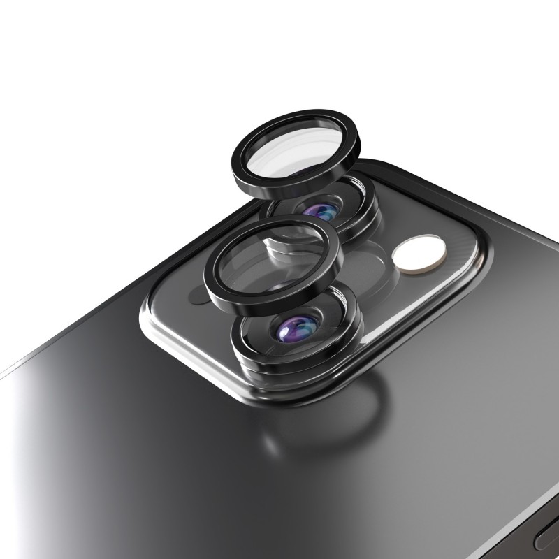 Стъкло за камера Etteri за iPhone 13 / 13 Mini черно