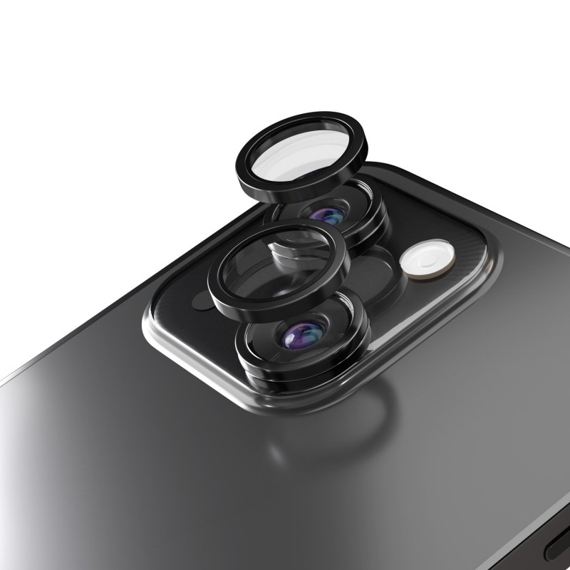 Стъкло за камера Etteri за iPhone 14 / 14 Plus черно