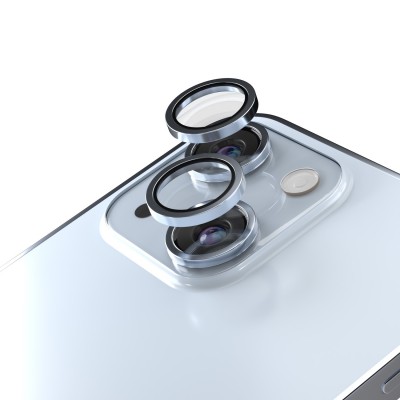 Etteri стъкло за камера за iPhone 15 / 15 Plus синьо
