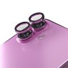 Стъкло за камера Etteri за iPhone 16 / 16 Plus розово