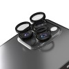Стъкло за камера Etteri за iPhone 16 Pro / 16 Pro Max черно