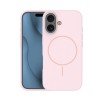 Силиконов кавър Thin Mag за iPhone 16 Pro Max 6.9" светло розов