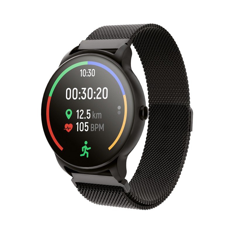Forever смарт часовник ForeVive 2 SB-330 черен с Bluetooth говорител 3W