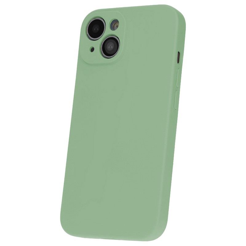 Силиконов капак за iPhone 17 6.3" шам фъстък