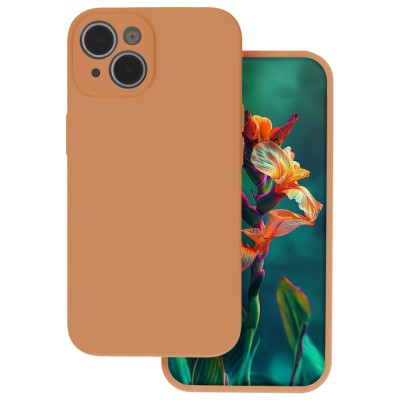 Силиконов капак за iPhone 17 Pro 6.3" мандарина